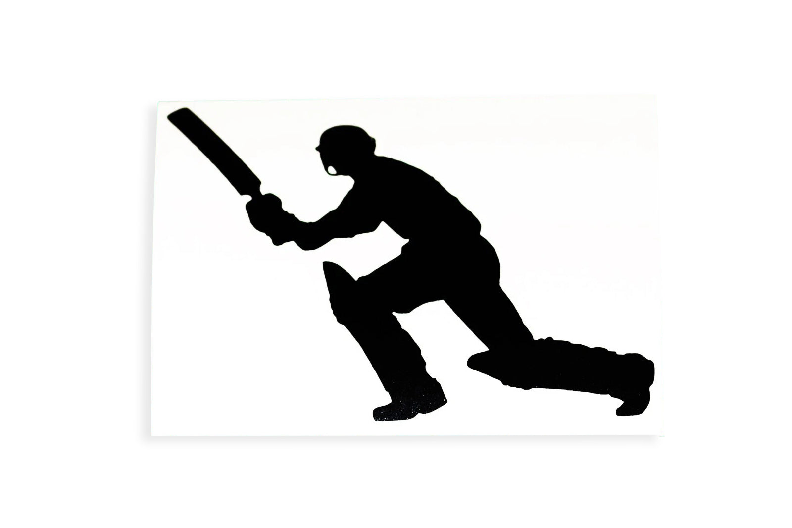 Cricket Player Batsman Silhouette Bumper Sticker Wall Window Vinyl Decal #3 - klmarket.uk