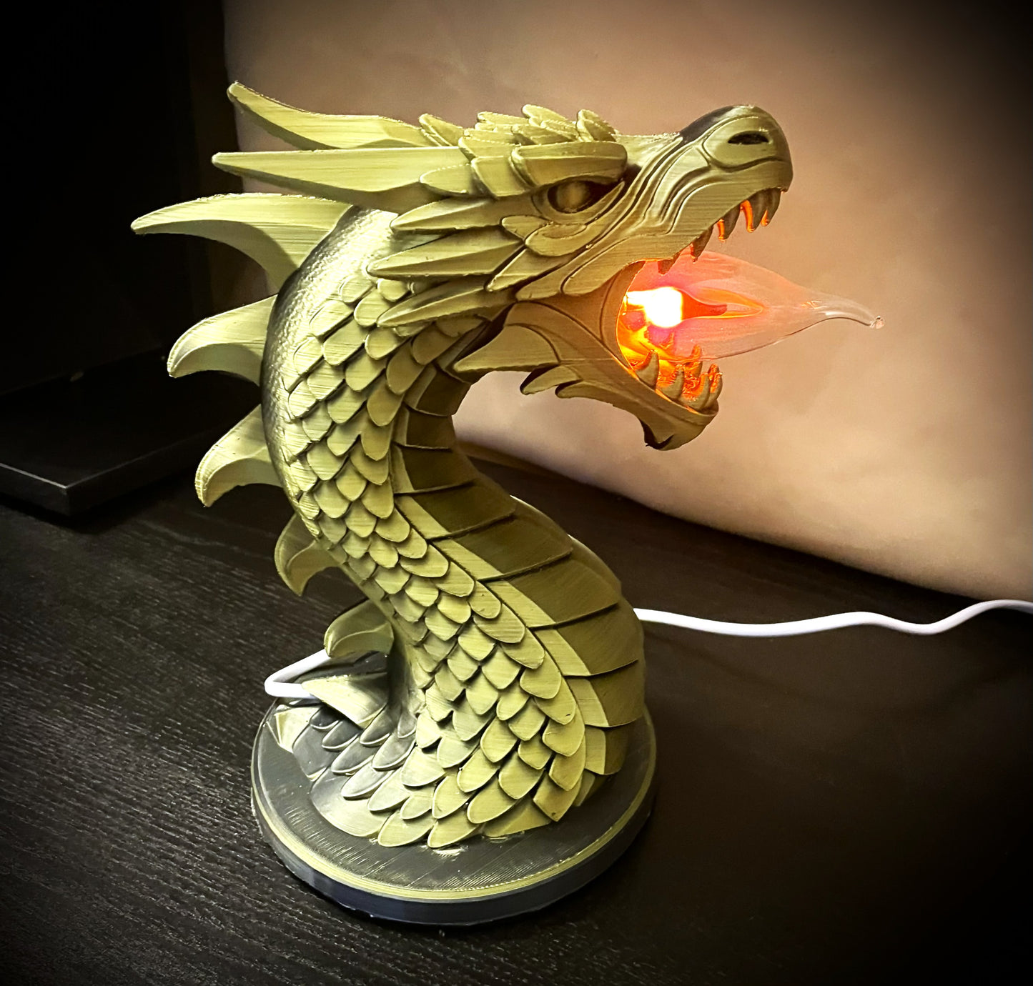 Decorative Dragon Style Table Bedside Lamp - klmarket.uk