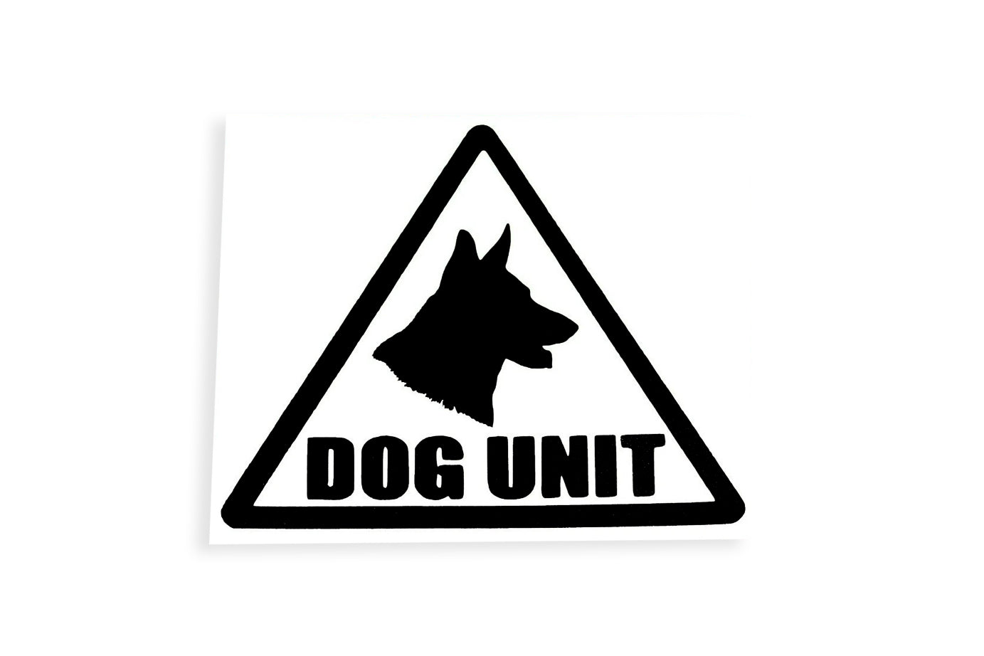 Dog Unit K9 Security Bumper Sticker Window Tailgate Vinyl Decal - klmarket.uk