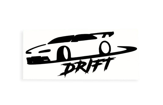 Drift Drifting Car Bumper Sticker - Window Tailgate Vinyl Decal - klmarket.uk