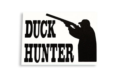 Duck Hunter Car Sticker - Small Vinyl Bumper Trailer Decal - klmarket.uk