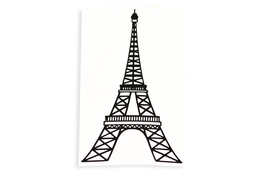 Eiffel Tower Sticker Paris Wall Laptop Bumper Tailgate Window Decal - klmarket.uk