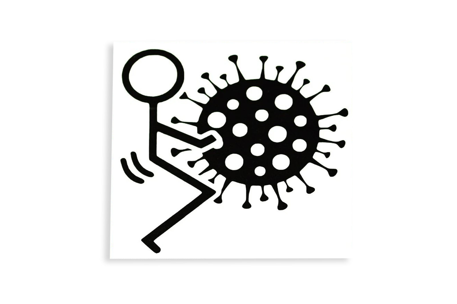 F IT Virus Car Laptop Sticker - Bumper Window Tailgate Vinyl Decal - klmarket.uk