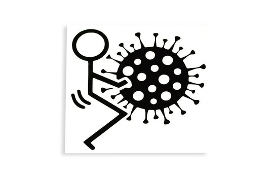 F IT Virus Car Laptop Sticker - Bumper Window Tailgate Vinyl Decal - klmarket.uk