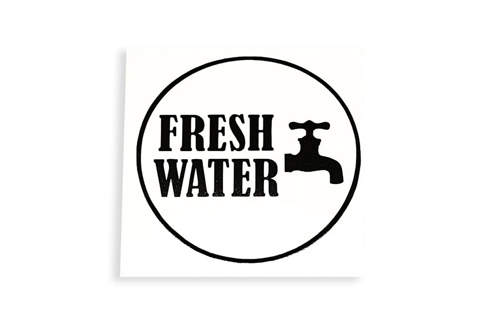 Fresh Drinking Water Filler Location Wall Sticker - Small Vinyl Decal Adhesive - klmarket.uk