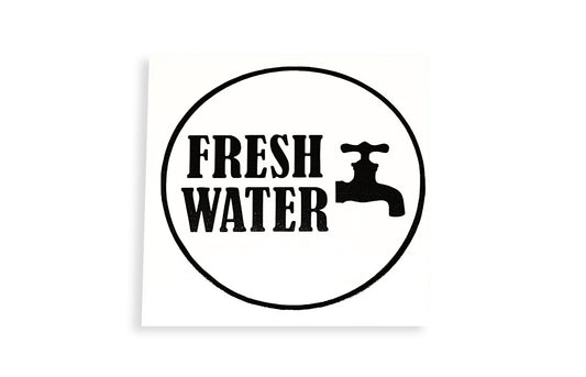 Fresh Drinking Water Filler Location Wall Sticker - Small Vinyl Decal Adhesive - klmarket.uk