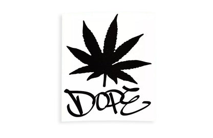 Funny DOPE Cannabis Leaf Bumper Sticker Vinyl Decal Adhesive #2 - klmarket.uk