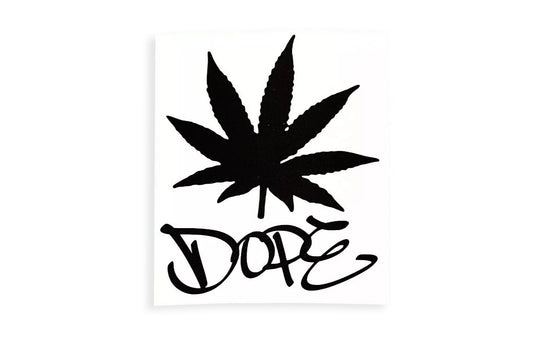 Funny DOPE Cannabis Leaf Bumper Sticker Vinyl Decal Adhesive #2 - klmarket.uk