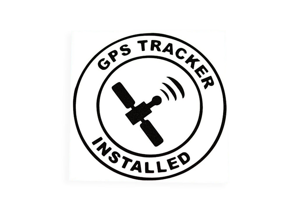 GPS Tracker Installed Bumper Sticker Security Window Vinyl Decal - klmarket.uk