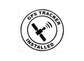 GPS Tracker Installed Bumper Sticker Security Window Vinyl Decal - klmarket.uk