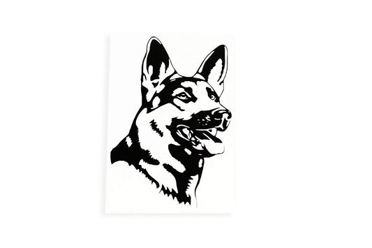 German Shepperd Wall Laptop Car Tailgate Window Sticker Vinyl Decal - klmarket.uk