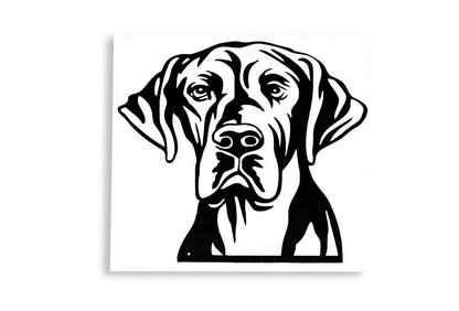 Great Dane Dog Bumper Sticker Window Laptop Vinyl Decal - klmarket.uk