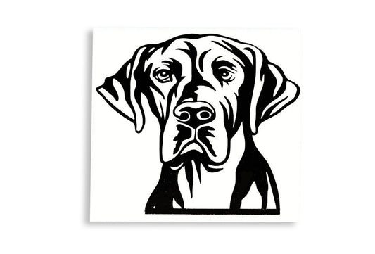 Great Dane Dog Bumper Sticker Window Laptop Vinyl Decal - klmarket.uk