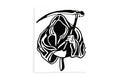 Grim Reaper Death Bumper Sticker Window Vinyl Decal - klmarket.uk