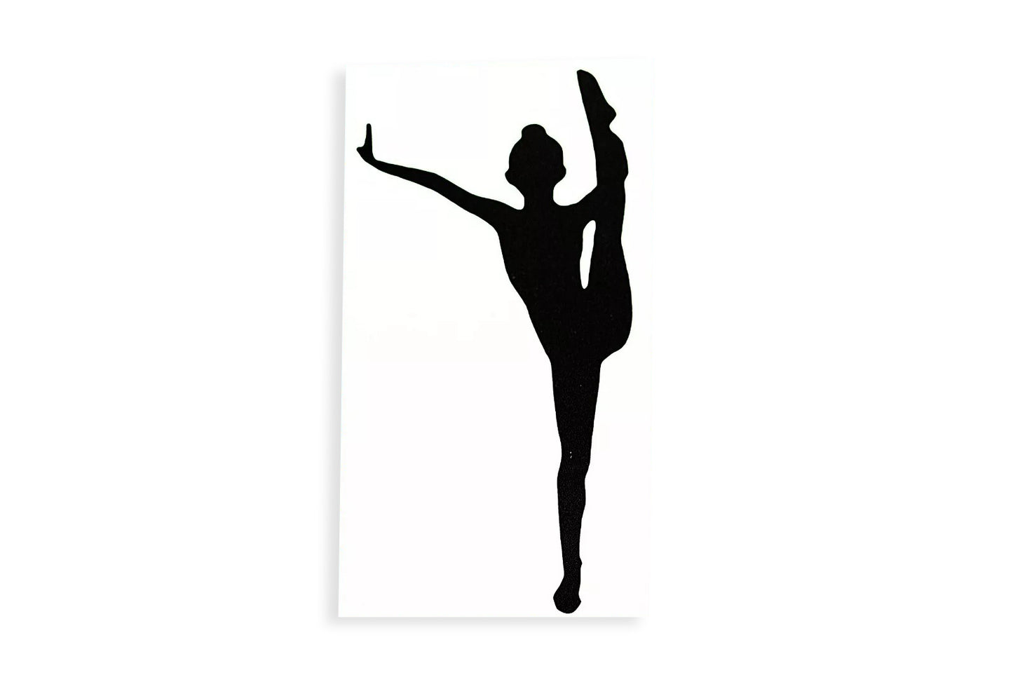 Gymnastic Girl Silhouette Bumper Sticker Window Laptop Vinyl Decal #3 - klmarket.uk