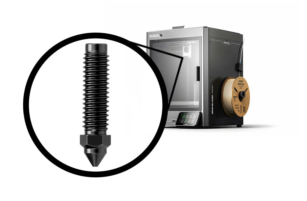 Hardened Steel Nozzle for Elegoo Centauri Carbon (0.4 mm) - klmarket.uk