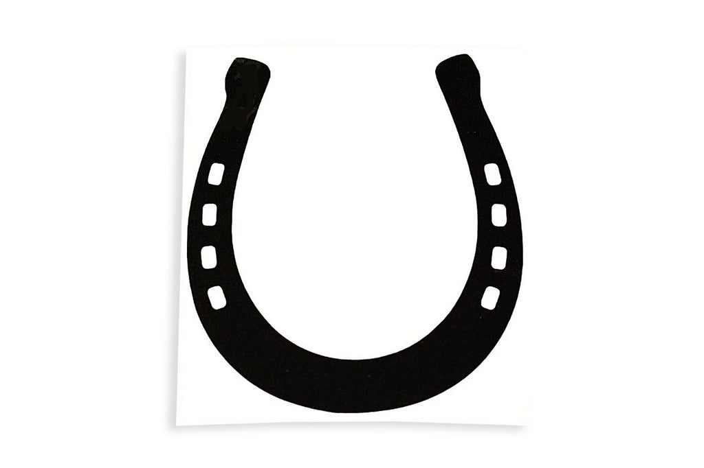 Horseshoe Car Van SUV Bumper Trailer Sticker Vinyl Decal - klmarket.uk