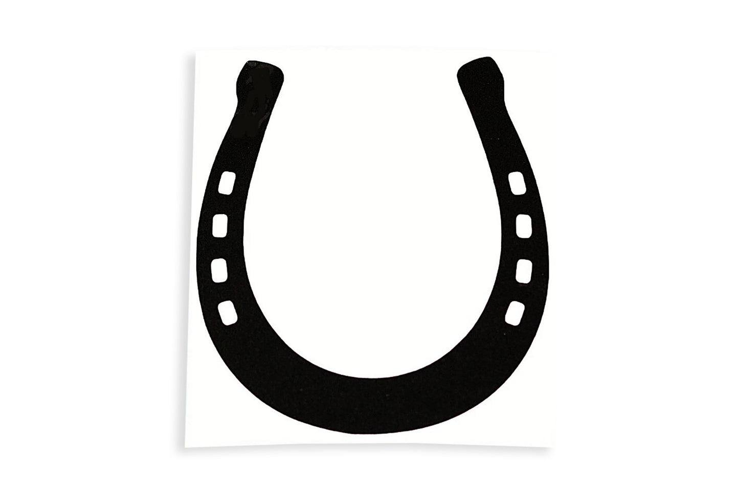 Horseshoe Car Van SUV Bumper Trailer Sticker Vinyl Decal - klmarket.uk