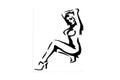 Hot Sexy Lady Woman Bumper Sticker Tailgate Window Vinyl Decal - klmarket.uk