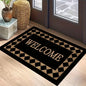 Welcome Door Mat - Soft, Easy to Clean Polyester Rug for Home - klmarket.uk