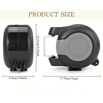 Wall-Mounted Dual Retractable Rope, Heavy-Duty Laundry Drying Line - klmarket.uk