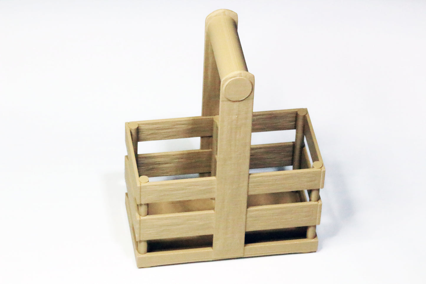 2 Slot Milk Bottle Doorstep Crate For Classic Glass Pint Bottles - klmarket.uk