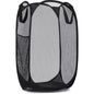 Foldable Compact Laundry Basket Mesh Pop Up Laundry Hamper Side Pocket #3 - klmarket.uk