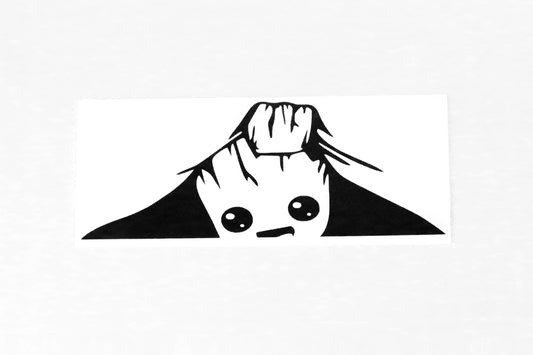 Peeking Groot Funny Car Van Bumper Sticker Vinyl Decal - klmarket.uk