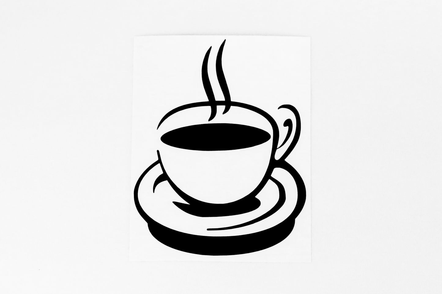 Coffee Cup Takeaway Coffee Shop Door Window Sticker - Small Vinyl Decal - klmarket.uk
