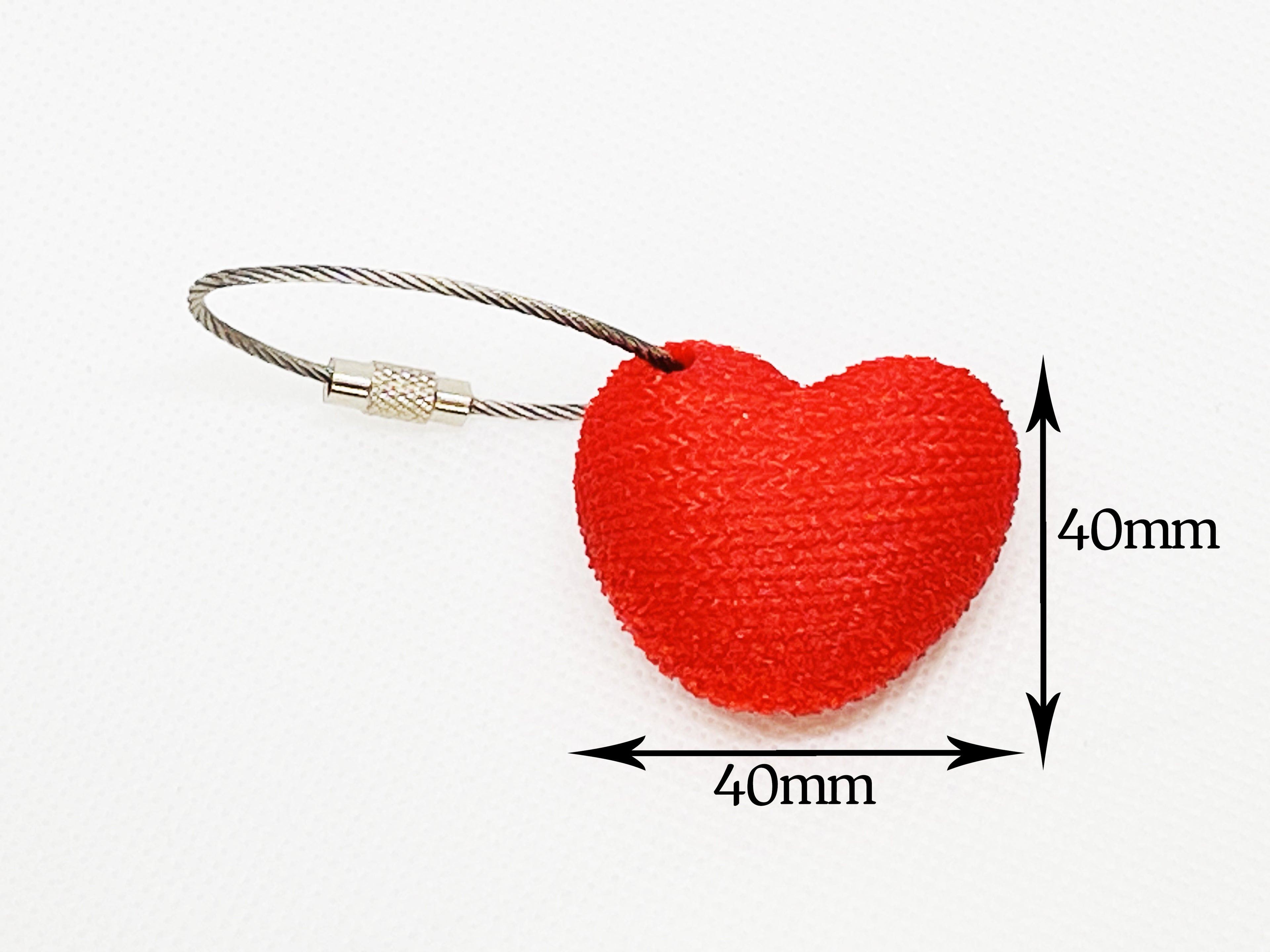 Heart Stylish Keychain Gift Idea Love Valentines day #1 CRNR