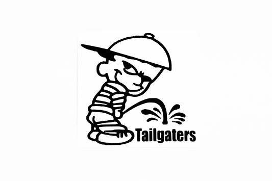 Peeing Boy Calvin Pee On Tailgaters Funny Bumper Sticker Vinyl Decal - klmarket.uk