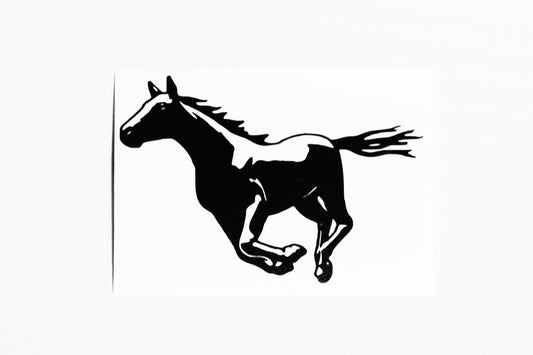 Running Horse Car Bumper Van Trailer Sticker Wall Vinyl Decal - klmarket.uk