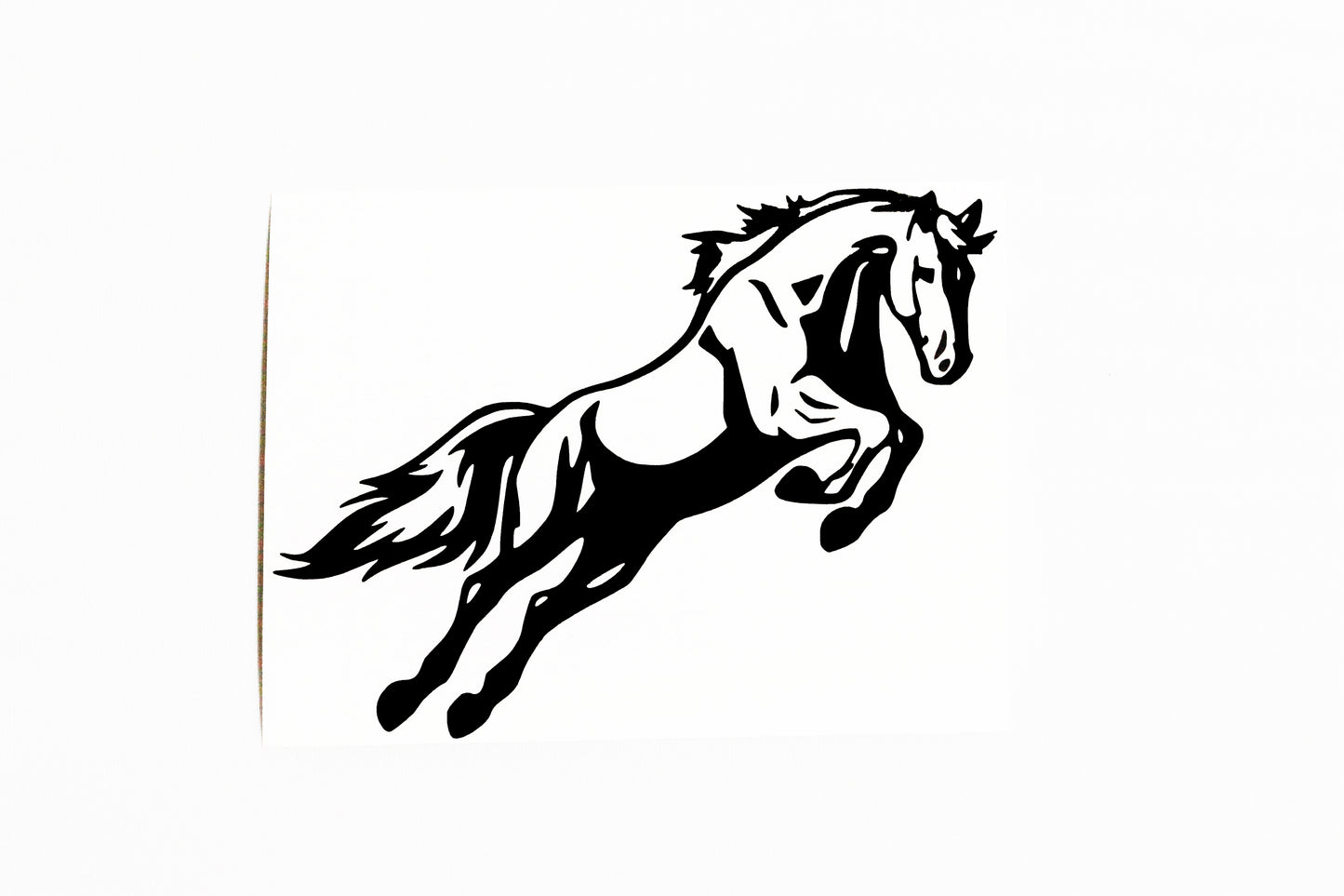 Jumping Horse Car Van Trailer Bumper Sticker Wall Vinyl Decal - klmarket.uk