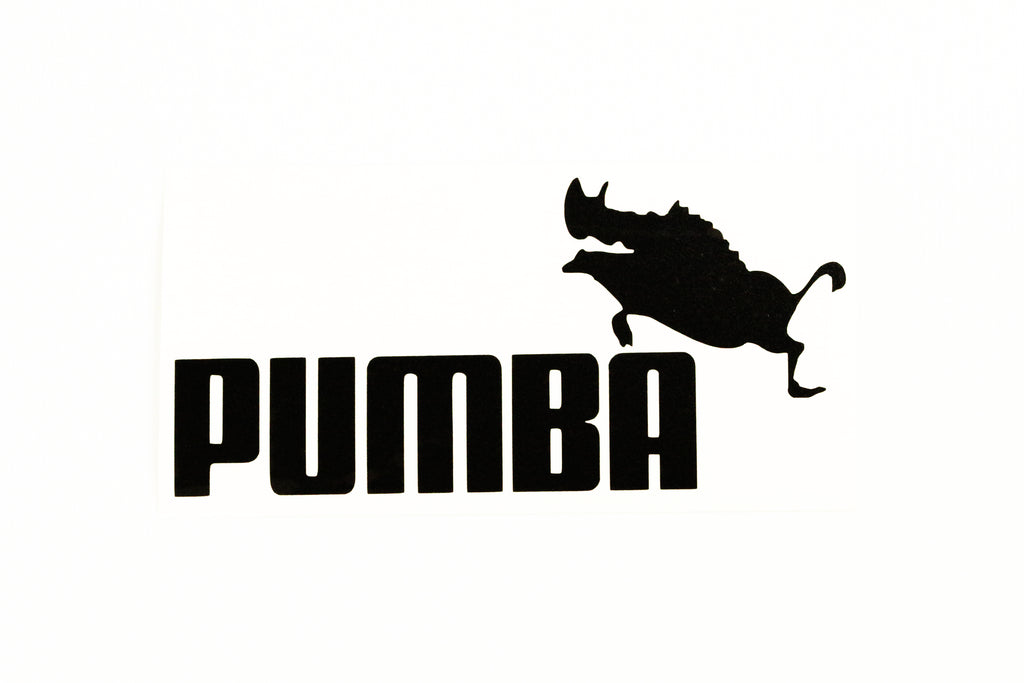 Pumba Funny Car Bumper Sticker Vinyl Decal