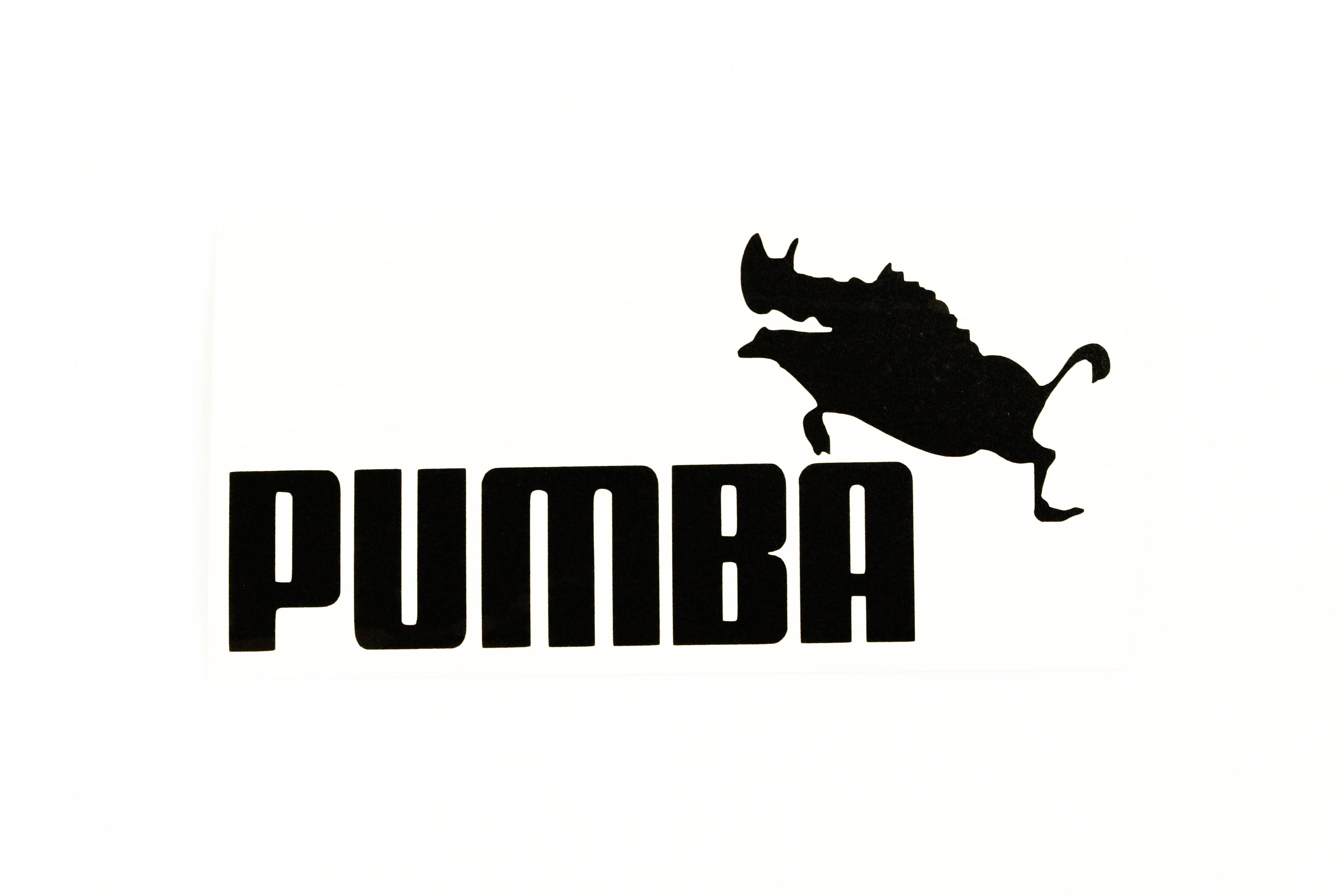 Pumba Funny Car Bumper Sticker Vinyl Decal