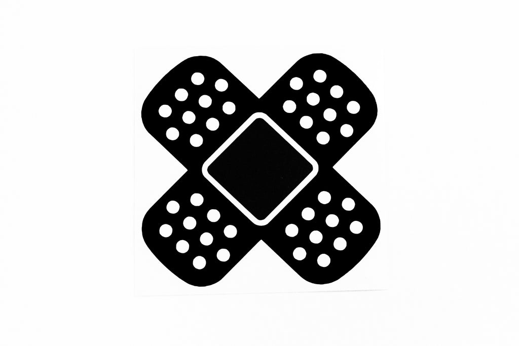 Funny Plaster Car Dent Cover Repair Sticker Vinyl Decal