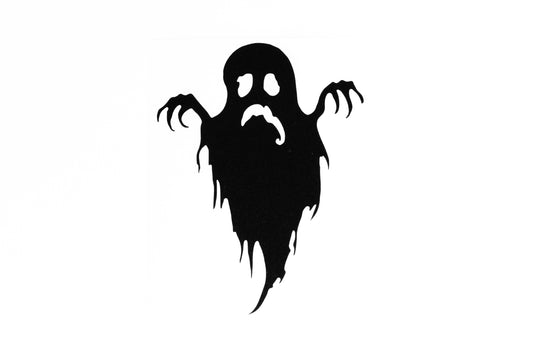 Creepy Ghost Funny Car Bumper Sticker