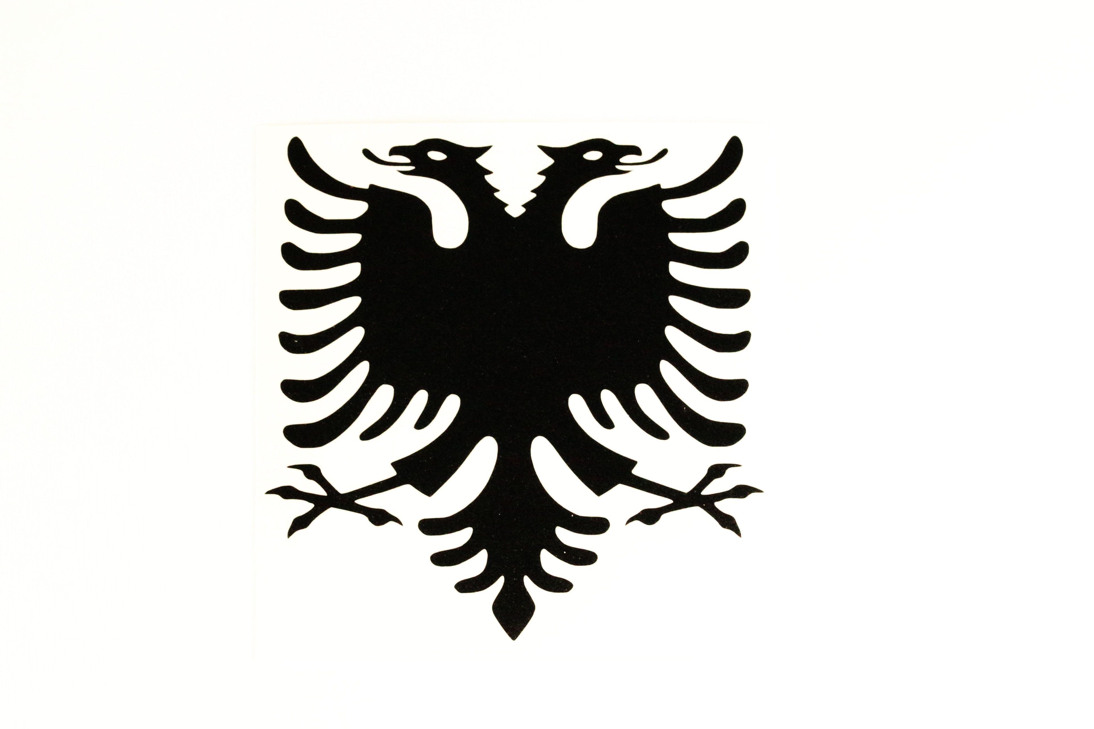 Shqiponja Shqiptar Albania Eagle Symbol AL Car Sticker Bumper Vinyl Decal