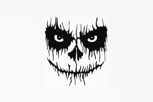 Scary Face Mask Funny Car Van Bumper Door Window  Sticker Vinyl Decal #2 - klmarket.uk