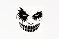 Scary Face Mask Funny Car Van Bumper Door Window Sticker Vinyl Decal #3 - klmarket.uk