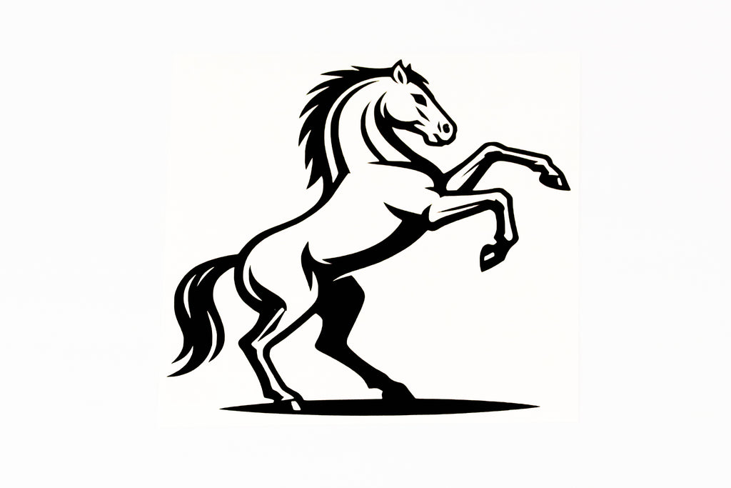 Horse Wall Laptop Car Van Trailer Sticker - Bumper Window Vinyl Decal #6 - klmarket.uk