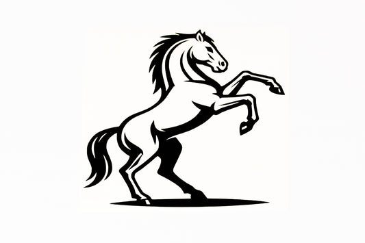 Horse Wall Laptop Car Van Trailer Sticker - Bumper Window Vinyl Decal #6 - klmarket.uk