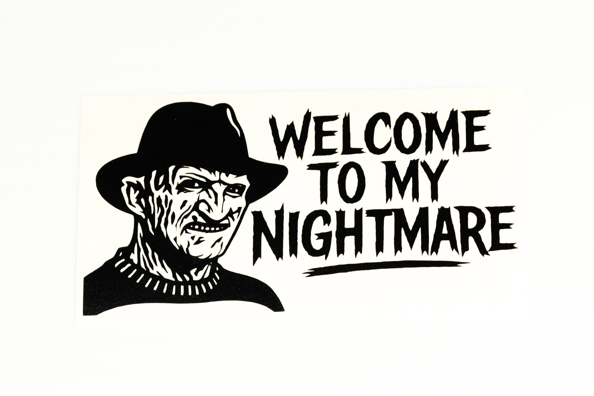 Freddy Krueger Welcome To My Nightmare Funny Car Sticker Bumper Vinyl Decal - klmarket.uk