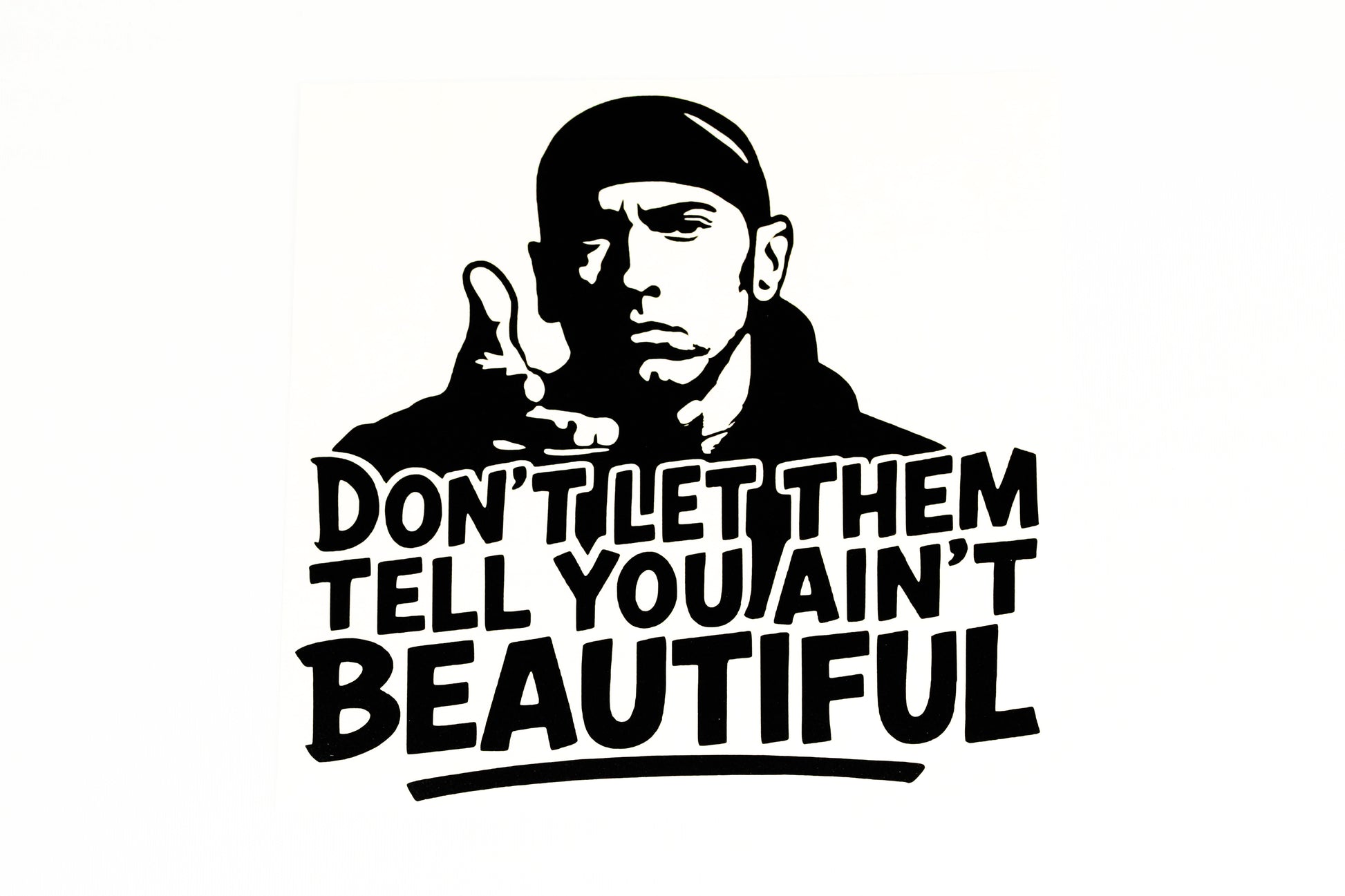 Don't Let Them Tell You... Eminem Slim Shady Car Sticker Bumper Vinyl Decal #2