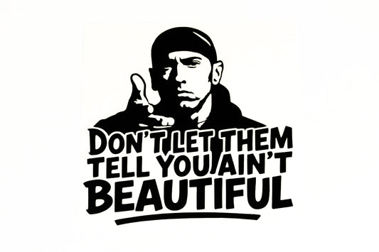 Don't Let Them Tell You... Eminem Slim Shady Car Sticker Bumper Vinyl Decal #2