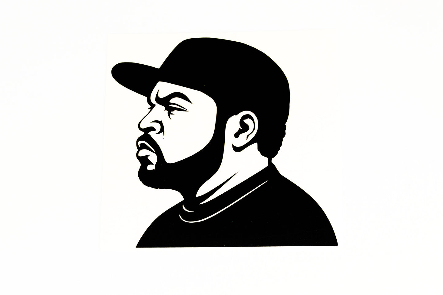 Ice Cube (O'Shea Jackson Sr) Rapper Car Sticker Bumper Vinyl Decal #1 - klmarket.uk