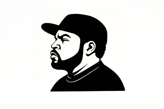 Ice Cube (O'Shea Jackson Sr) Rapper Car Sticker Bumper Vinyl Decal #1 - klmarket.uk