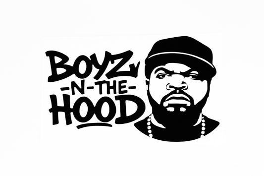 Boyz N The Hood Ice Cube (O'Shea Jackson Sr) Rapper Sticker Bumper Vinyl Decal - klmarekt.uk