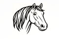 Horse Head Wall Laptop Car Van Trailer Sticker - Bumper Window Vinyl Decal #6 - klmarket.uk