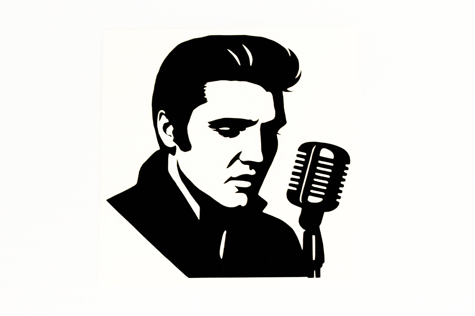 Elvis The King Of Rock N Roll Wall Car Bumper Sticker Vinyl Decal #3 - klmarket.uk